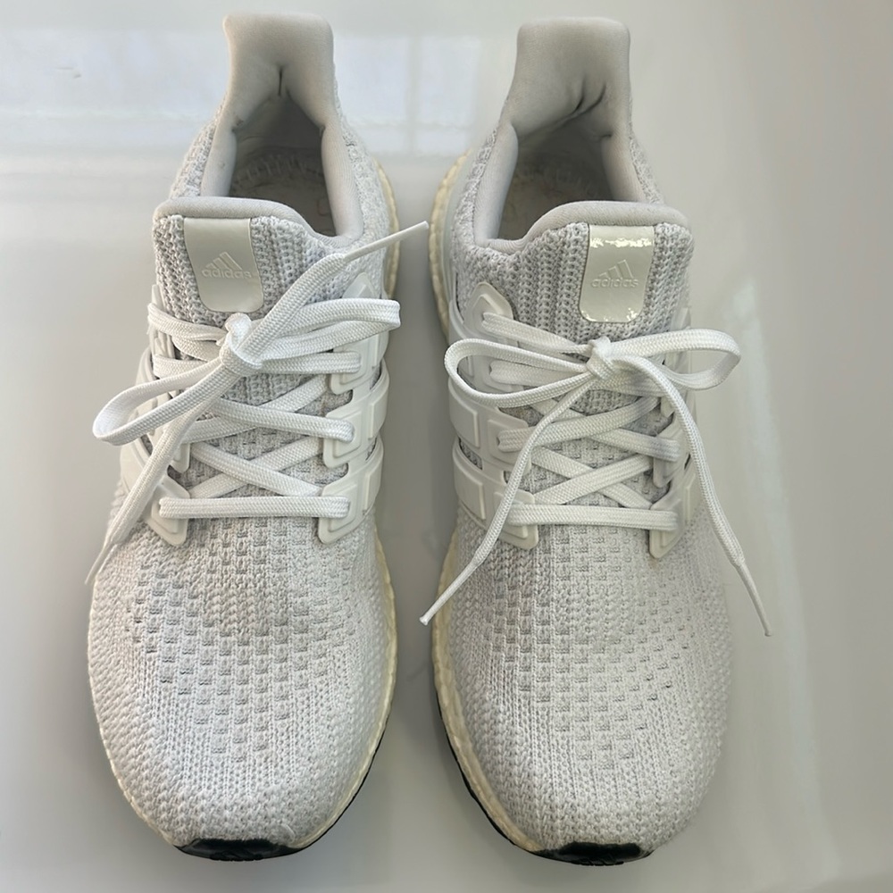 Adidas Ultraboost DNA 4.0 (I think) women’s size 9 white tennis shoe sneaker